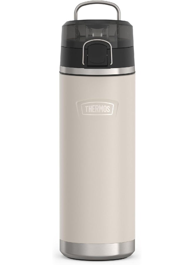 THERMOS ICON Stainless Steel Vacuum Insulated Sandstone Bottle with Spout 710ml - Image 1