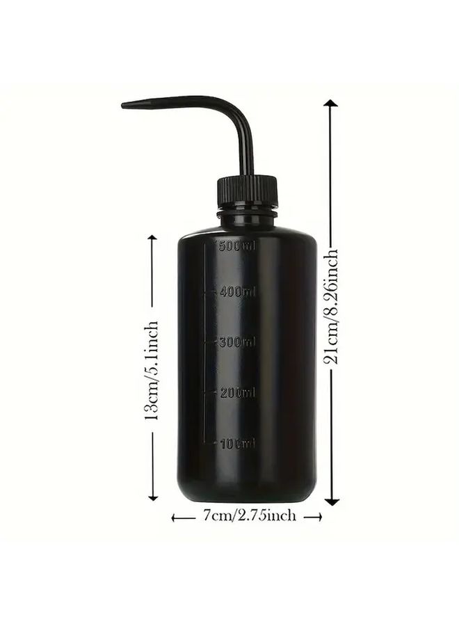 2pcs Blue Leak Proof Squeeze Bottles With Measurement Markings For Precise Liquid Control - Image 2