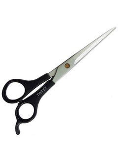 TWIREY Hair Cutting Scissor Professional For Salon Barber And Home Use For Men And Women Hair Cut Scissors (Black Handle)  - Image 1
