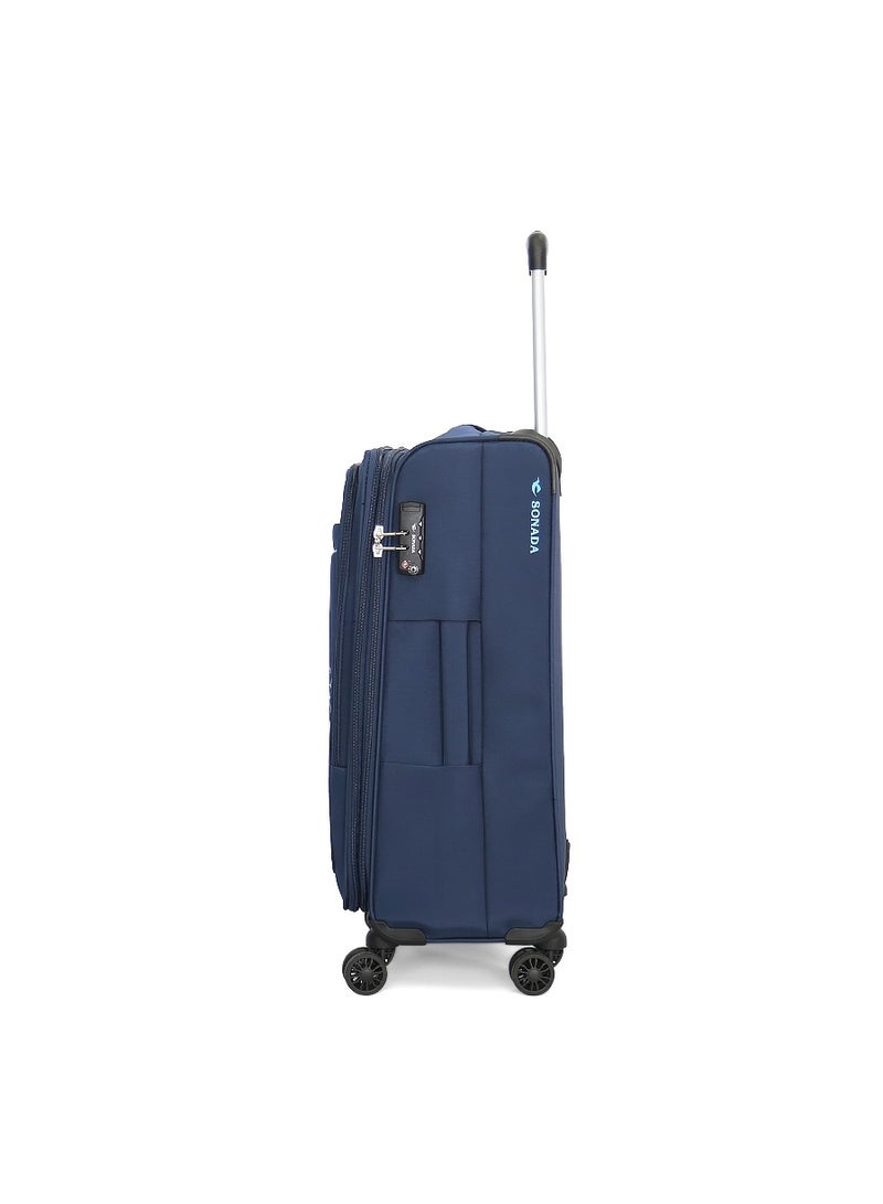 Sonada Sonada Luggage Set 3 Pieces L 28-M 24-S 20 Navy - Image 4