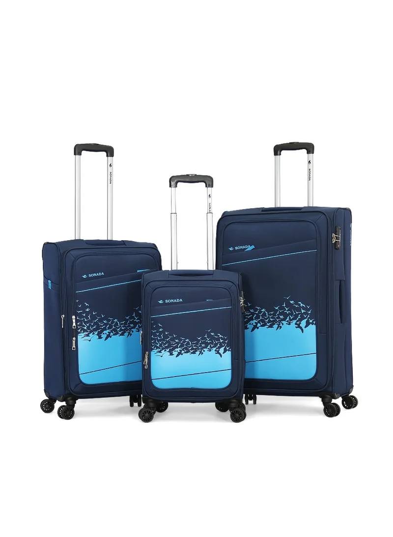 SONADA Sonada Sonada Luggage Set 3 Pieces L 28-M 24-S 20 Navy