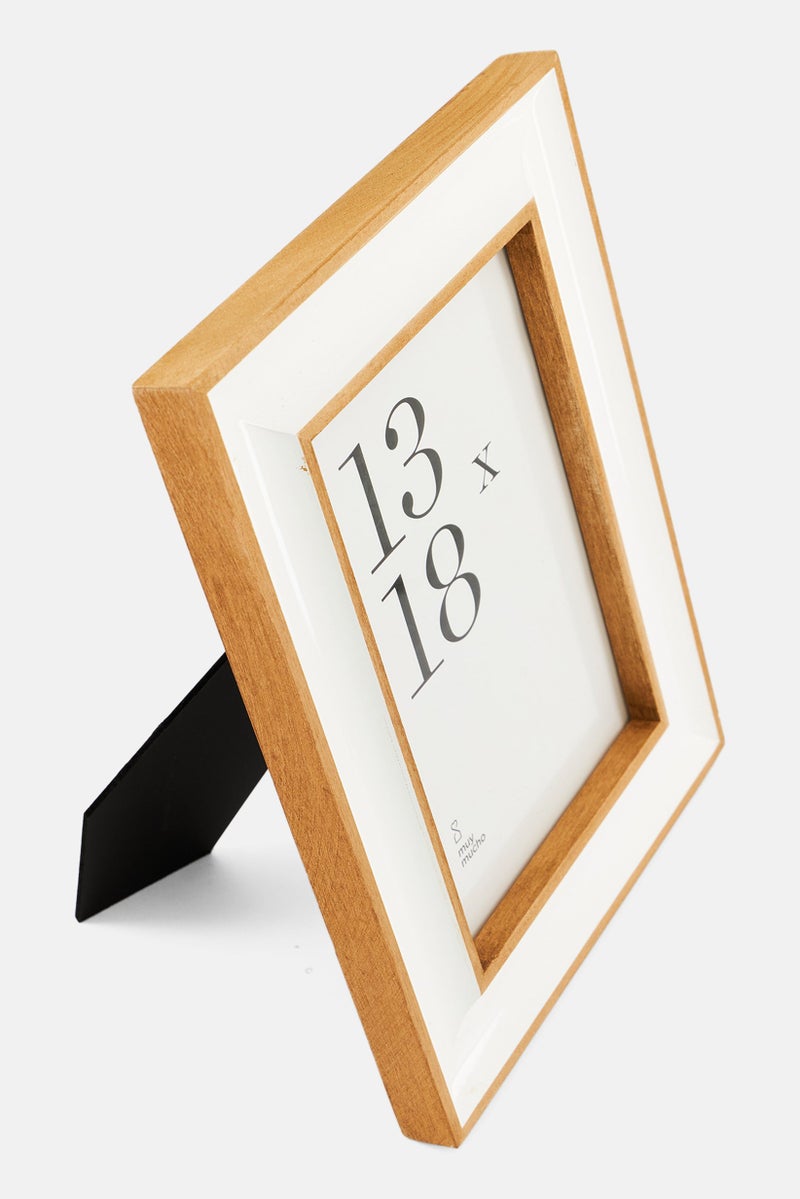Muy Mucho Wooden Photo Frame 13 x 18, Tan - Image 3