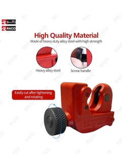 RACO RACO Westron Mini Tube Cutter, 1/8in to 7/8in Tube Cutter, Mini Pipe Cutter Tool for Copper Pipe, Plastic, Brass, Copper Pipe Cutter, Compact & Tight Space Rigid Tubing Cutter Set  - Image 2