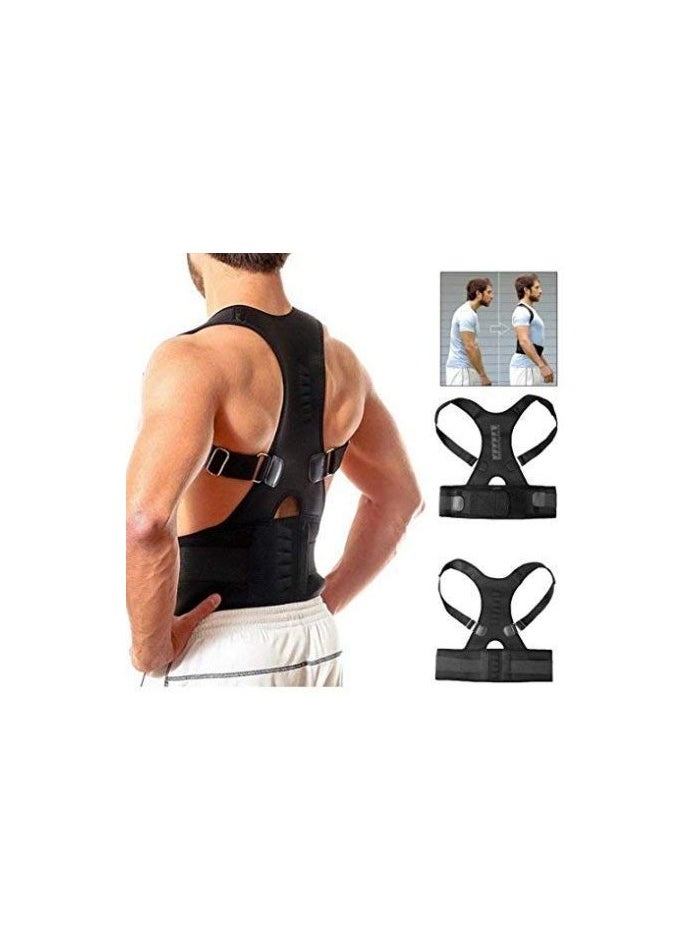 Kimaya Posture Corrector, Shoulder Back Support Belt for Men and Women (Medium)  - Image 1