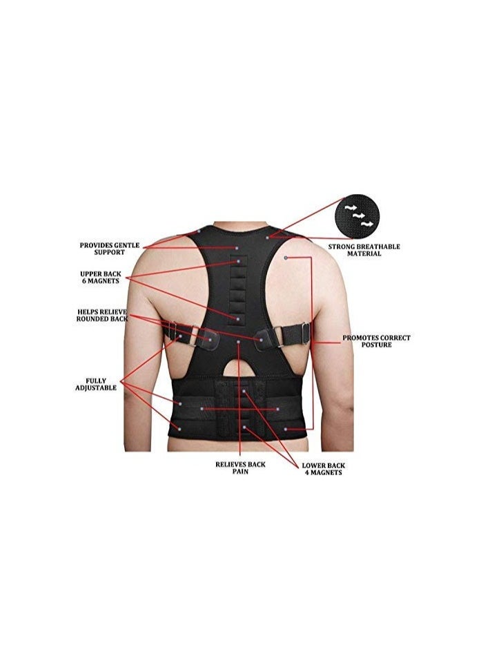 Kimaya Posture Corrector, Shoulder Back Support Belt for Men and Women (Medium)  - Image 3