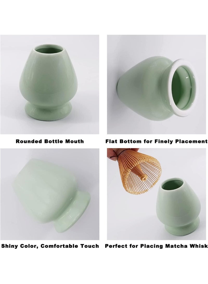 3 Pcs Japanese Matcha Tea Set, Matcha Tea Set, Bamboo Matcha Bowl, Matcha Whisk and Green Whisk Stand, Traditional Tea Scoop, To Prepare An Authentic Cup of Matcha - Image 4