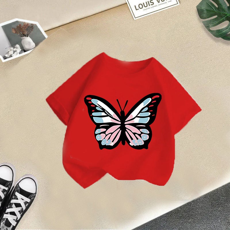 Children'S Clothing 2026 Style Boys And Girls T-Shirts, Casual Summer Wear For Young Children, Stylish Tops, Children'S Short Sleeves - Image 1