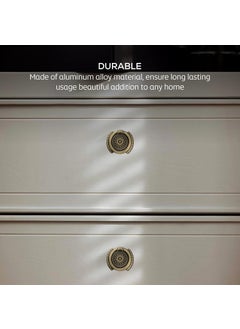 LAPO LAPO 2 Pack Premium Door Knob Elegant Antique Finish Crafted from Durable Zinc Perfect for DrawerCabinetKitchen Drawer Vintage Aesthetics Meet Modern Design Pack of 2  - Image 5