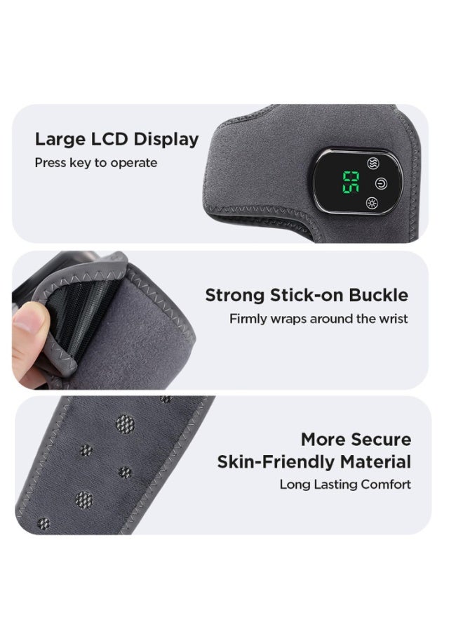 OSHIMA Ankle Support Brace, Foot Massager for Pain Relief, Feet Relief Massager with 3 Vibration Modes & 5 Heating Levels, Ankle Brace Sleeve Sleeve, Plantar Fasciitis Sock Reduce Swelling - Image 3