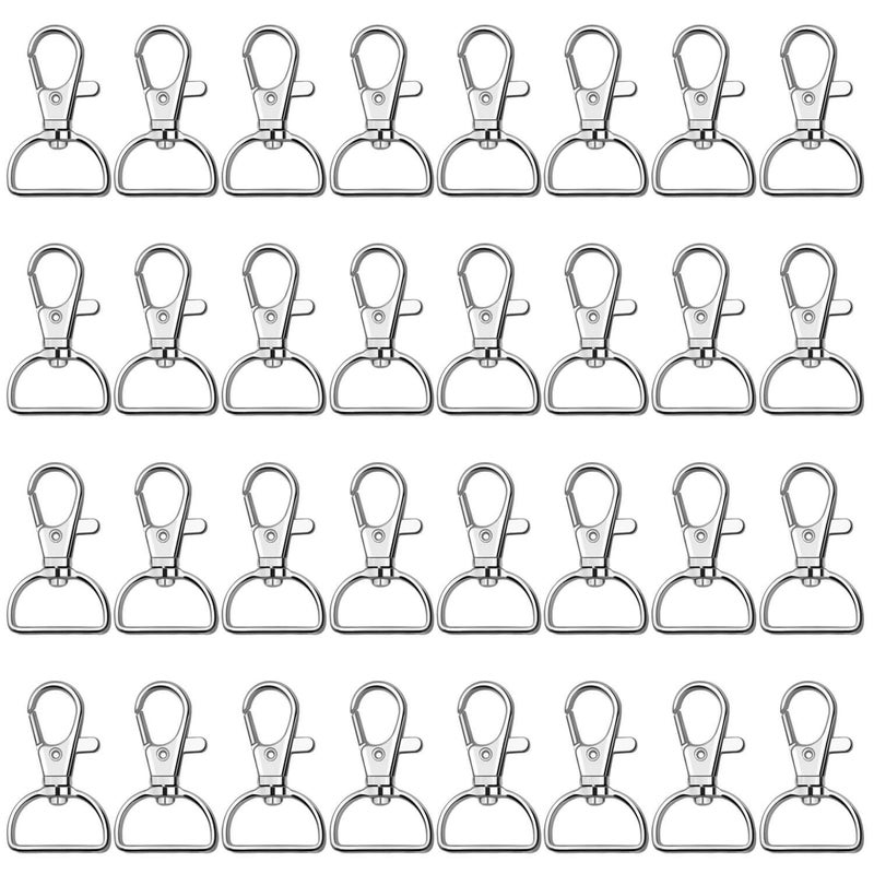 anezus Key Chain Clip Hook Anezus D Ring Clip Keychain Lanyard Swivel Snap Hooks Clip on Key Ring for Crafts and Purse Hardware 34 inch 