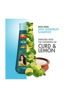 Kesh King Ayurvedic Hairfall Expert Anti-Dandruff Shampoo with Curd Active - 21 Herbs 200ml  - Image 2