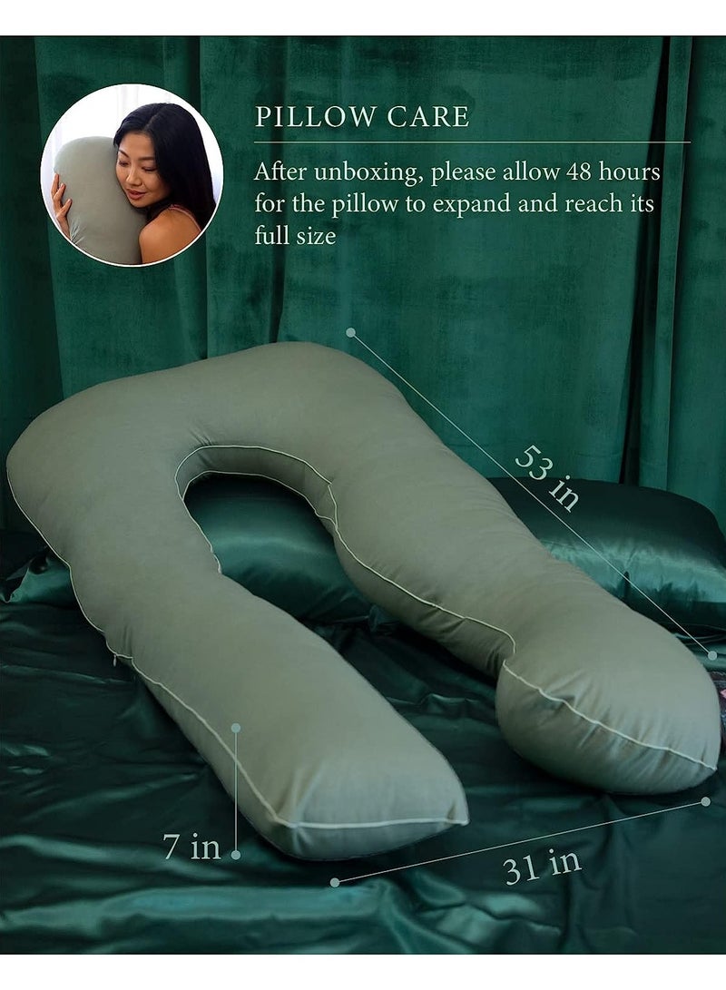 PharMeDoc U Shape Full Body Pillow - Jersey Cotton - Image 2