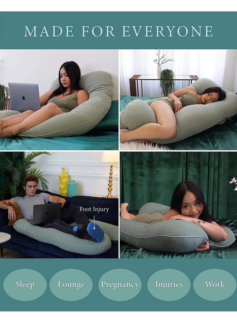 PharMeDoc U Shape Full Body Pillow - Jersey Cotton - Image 3