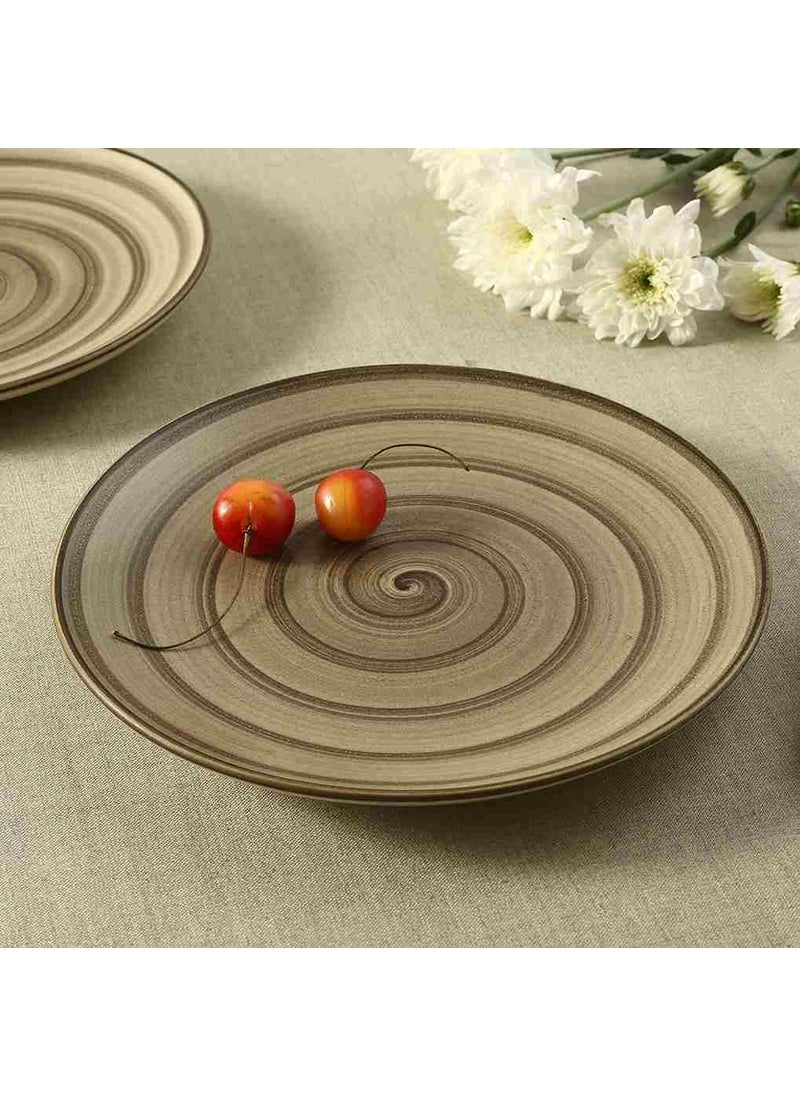 Wonderchef - Wonderchef Teramo Brown Quarter Plate Set of 2 - Image 1