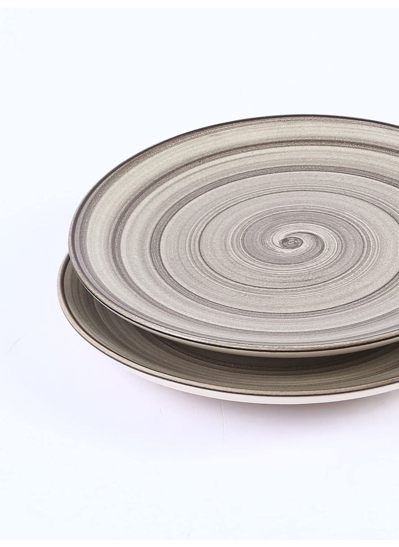 Wonderchef - Wonderchef Teramo Brown Quarter Plate Set of 2 - Image 1