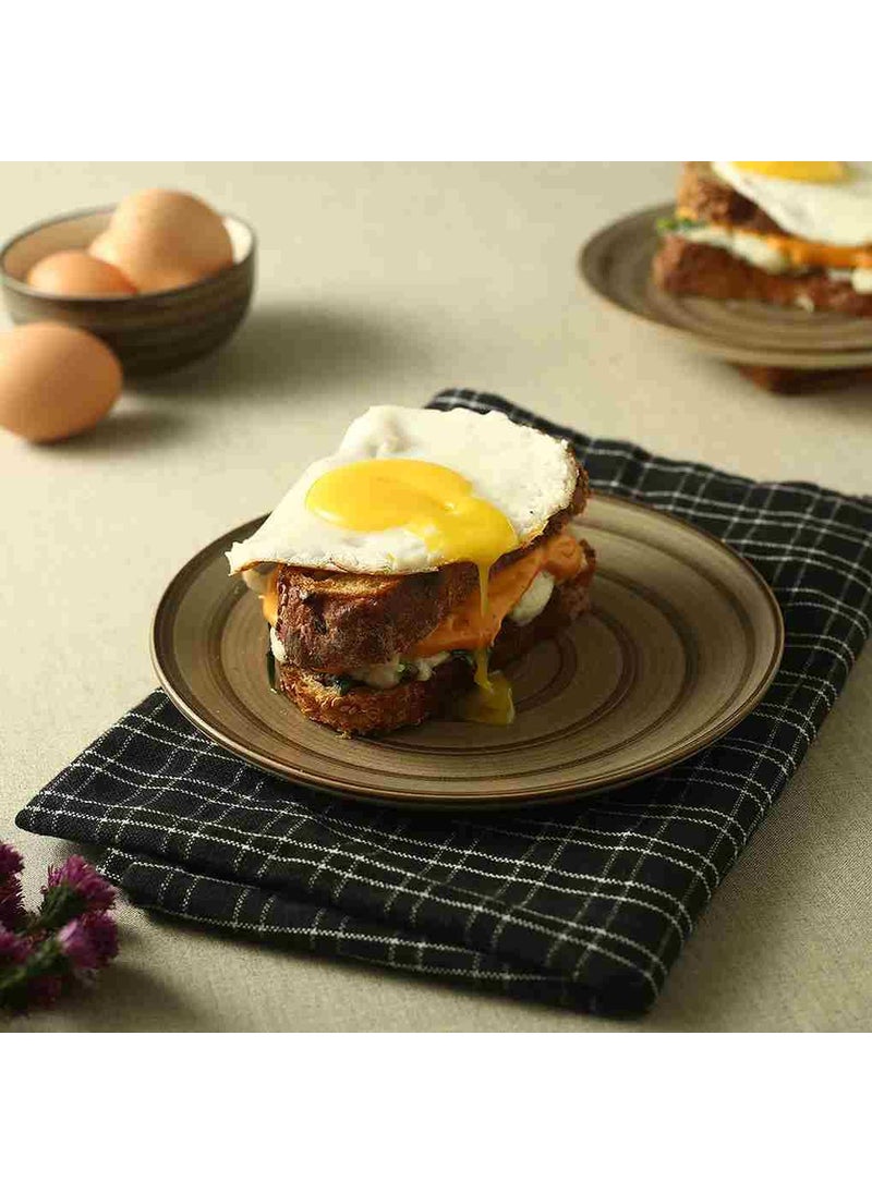 Wonderchef - Wonderchef Teramo Brown Quarter Plate Set of 2 - Image 1