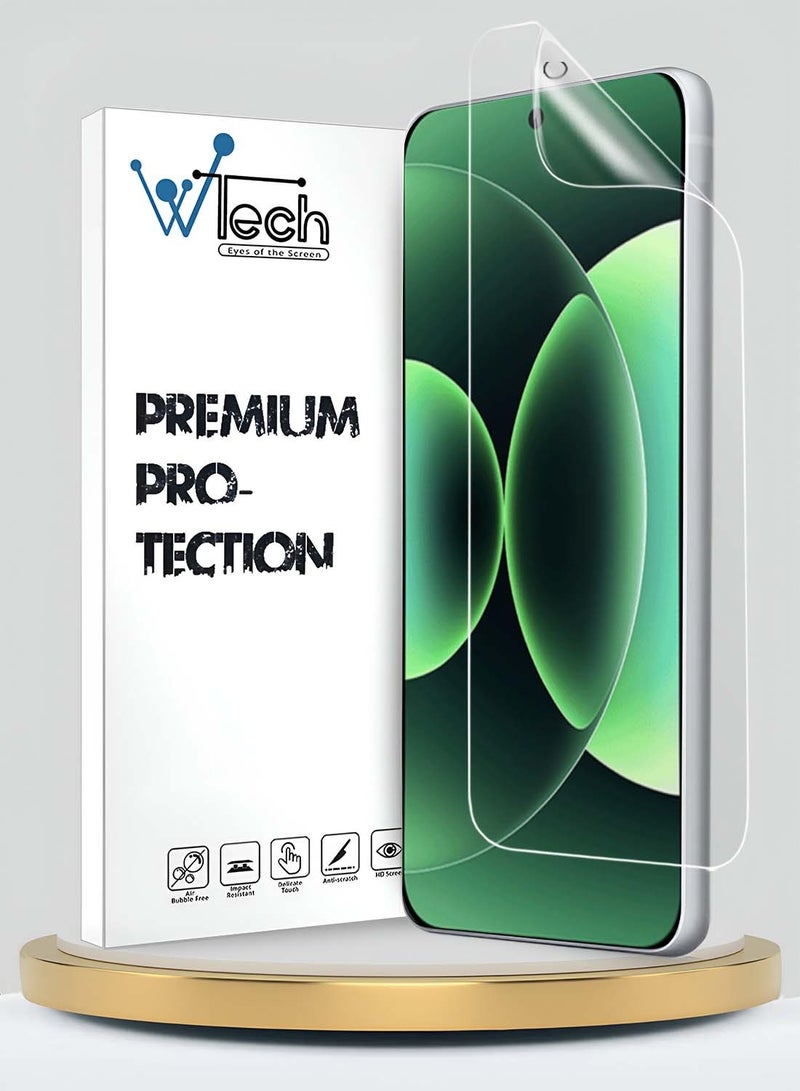 دبليو تيك حامي شاشة هيدروجيل رقيق ومرن عالي الجودة لجهاز Xiaomi 17 Pro Max 5G 2025 (MSHFMN) - شفاف - Image 1