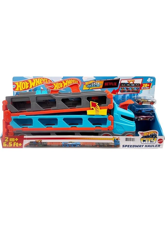 Hot Wheels Speedway Hauler Storage Carrier GVG37 - Image 4