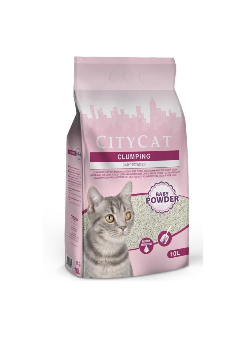Sanicat City Cat Baby Powder 10L 