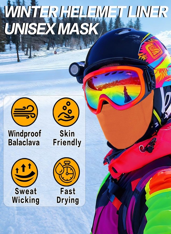 XFUEL Ski Mask Balaclava for Men Women Windproof Thermal Winter Full Face Mask Cold Weather Skiing Snowboarding Neck Gaiter (US, Alpha, One Size, Medium, Blue) - Image 4