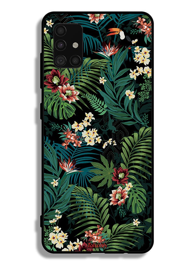 Tolwak غطاء واقي لسامسونج جالاكسي A51 4G بأوراق استوائية - Image 1