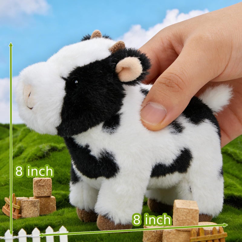 MaoGoLan 6-Pack Stuffed Farm Animal Bulk Plush Toys Set 10â€³ Soft Stuffed Animals for Kids, Girls - Party Decor, Centerpieces & Pretend Play, Thanksgiving, Christmas, Easter Gifts - Image 2