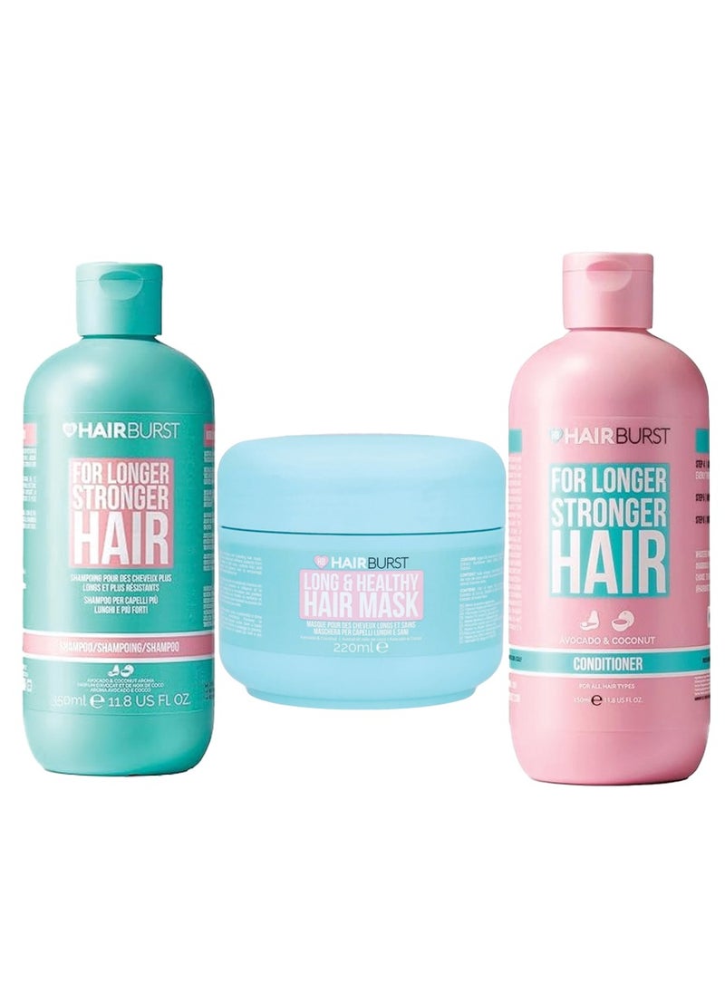 HAIR BURST Hair Care Set  Shampoo, Conditioner and Mask 