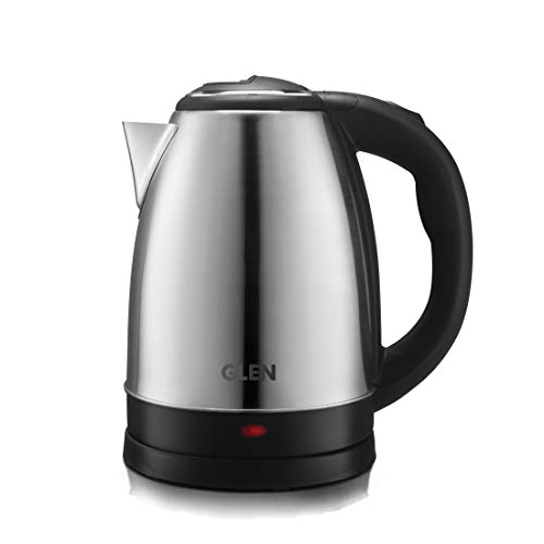 Glen 1350 Watt Electric Kettle Stainless Steel with 360° Rotational Base 1.8 L, Silver (9002) | 1 Year Warranty - Image 1