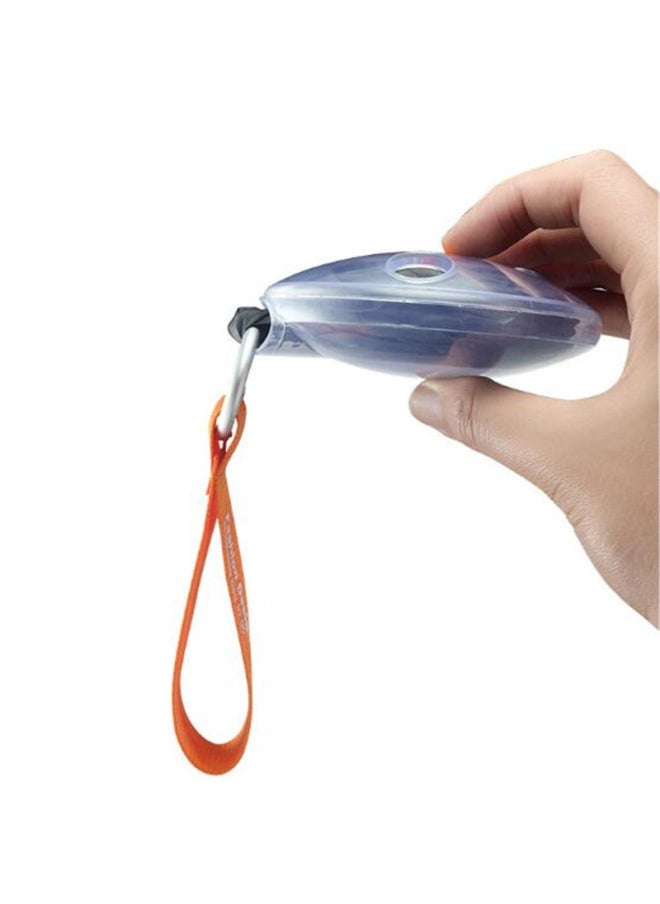 German Nautiloop Small Disc Shopping Bag Disc Storage Bag Ultra Small Portable Folding Stretchable Storage Bag-Specifications:Orange-Color:Other  - Image 5