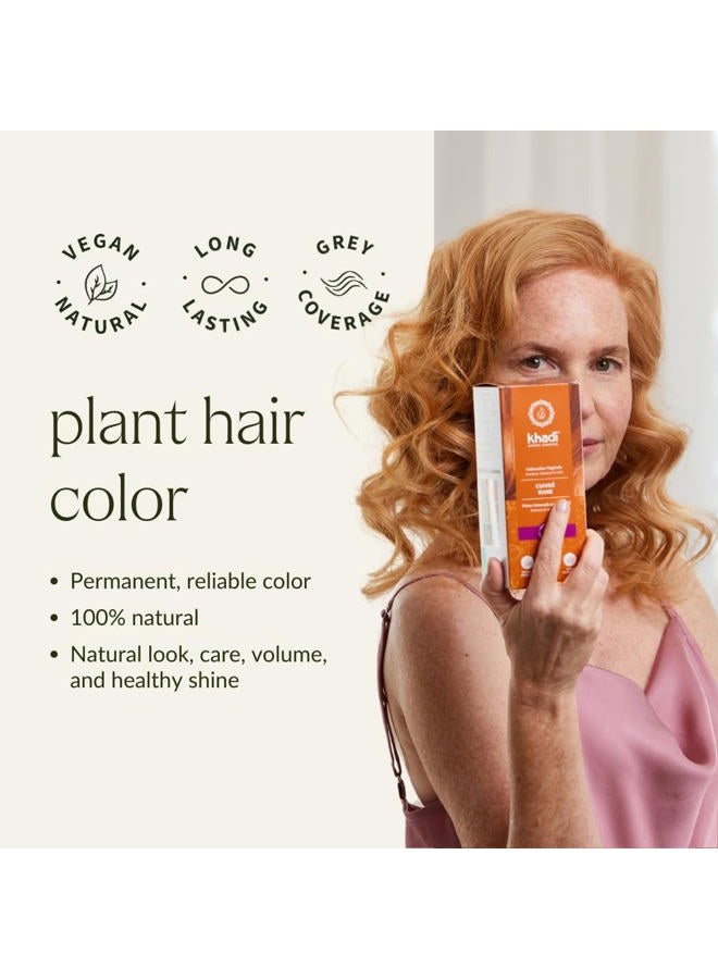 khadi KUPFER Plant Hair Colour, Hair Colour, Copper Gold to Copper Red, Natural Hair Colour, 100% Vegetable, Natural & Vegan, Natural Cosmetics, 100 g - Image 3