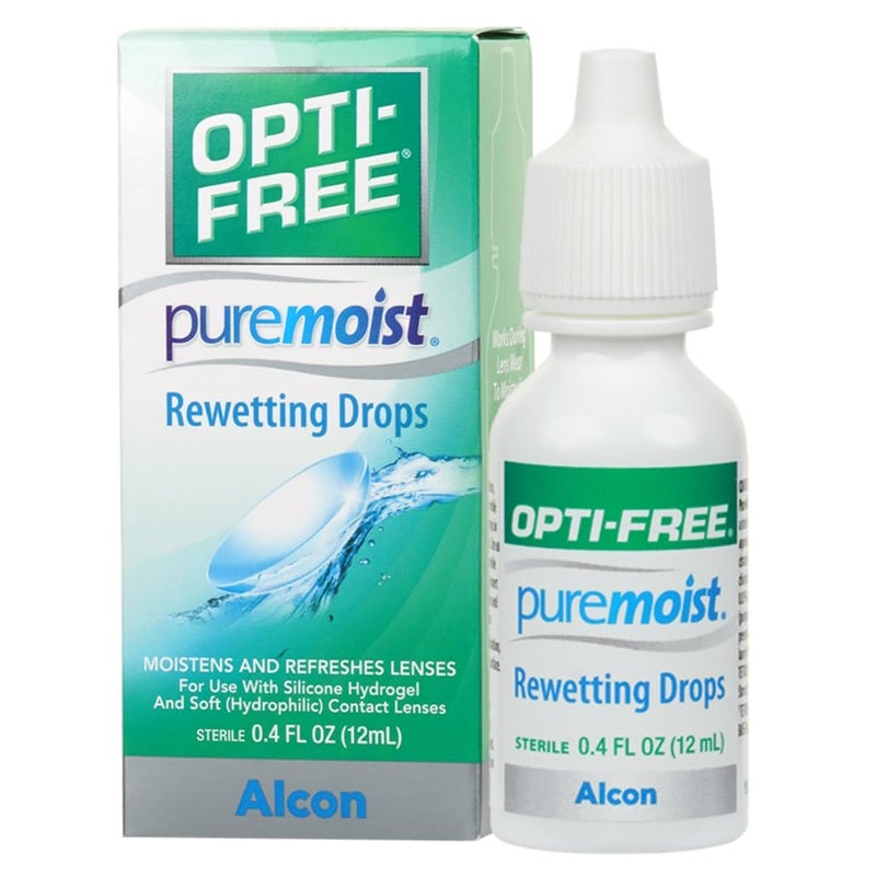 Opti-Free Puremoist Rewetting Drops, 12-mL - Image 1