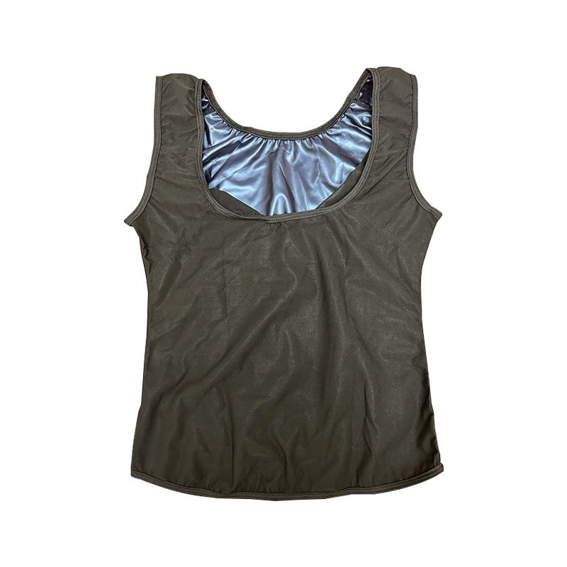 Generic 2024 New Mens Womens Fitness Clothes Sweat-absorbing Fat-burning Running Vest For Healthy Living Sports Sweat Suit