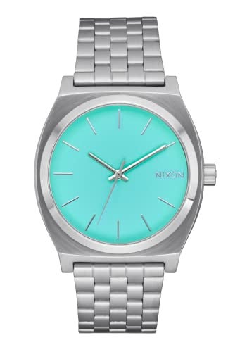NIXON Time Teller A045100m Water Resistant Mens Analog Fashion Watch 37mm Watch Face 195mm18mm Stainless Steel Band - Image 3