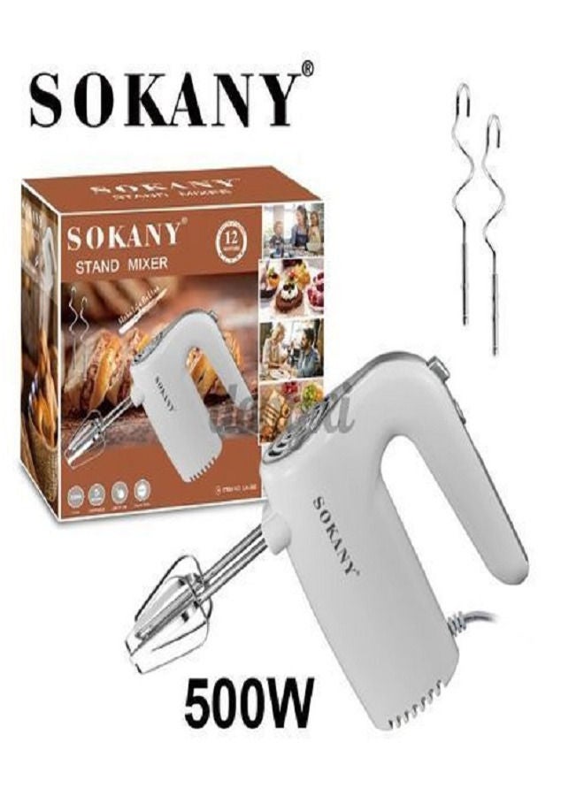 sokany Electric Stand Mixer 500W LH-956 White/Silver - Image 2