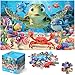 IFLOVE Jumbo Floor Puzzle for Kids48 Piece Animal Large Jigsaw PuzzlesLearning Educational Toys for Toddlers Ages 35Sea Turtle Puzzle Children Easter Gift for Boy Girl Ages 48 - Image 2