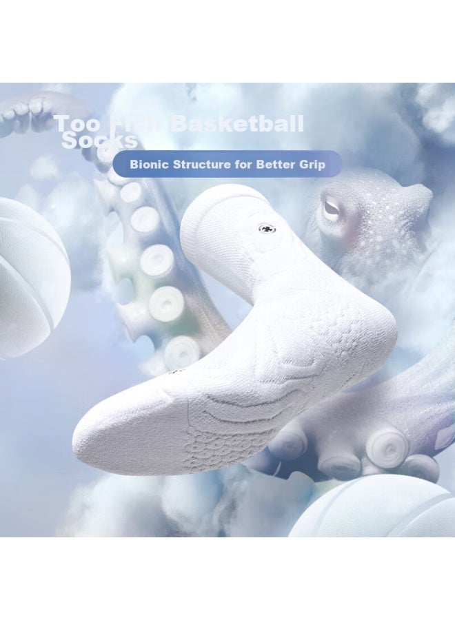 RIGORER  Zhunzhe Adult Professional Octopus Long Basketball Socks, Durable Shock-absorbing Outdoor Sports Socks - Image 5