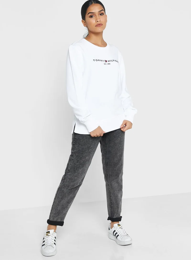 TOMMY HILFIGER Crew Neck Graphic Sweatshirt