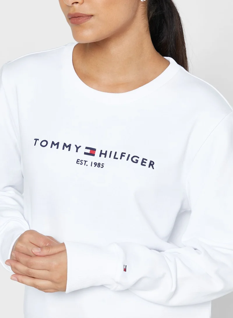 TOMMY HILFIGER Crew Neck Graphic Sweatshirt
