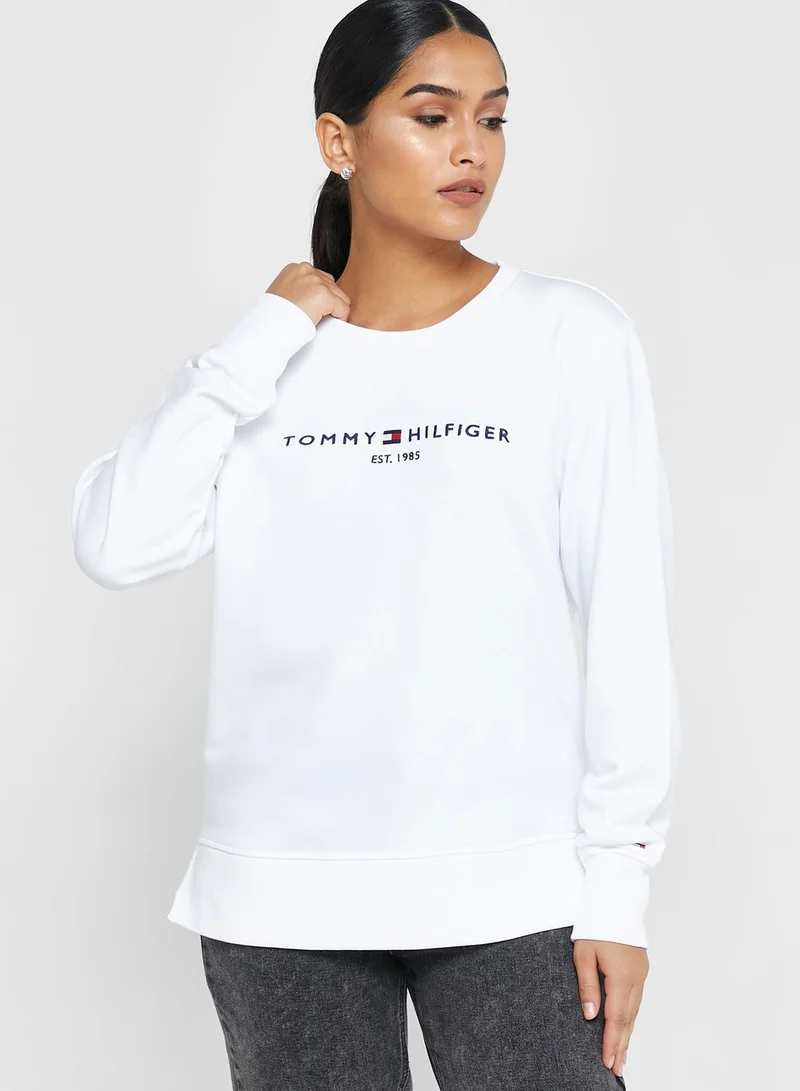 TOMMY HILFIGER Crew Neck Graphic Sweatshirt