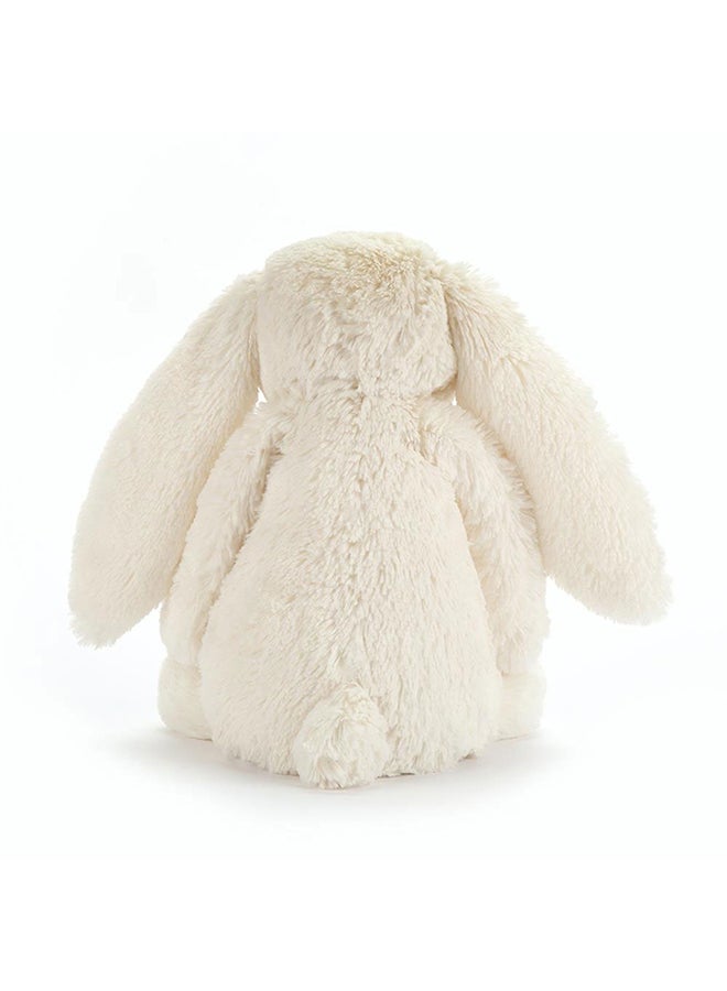 Jellycat Bashful Twinkle Bunny 23cm, Cream Plush Bunny with Star Print Ears, Soft Luxury Stuffed Toy - Image 5
