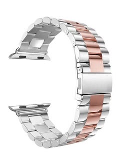 Bikson Replacement Band Strap For Apple Watch Series 4 40mm Silver/Rose Gold  - Image 1