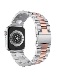 Bikson Replacement Band Strap For Apple Watch Series 4 40mm Silver/Rose Gold  - Image 2