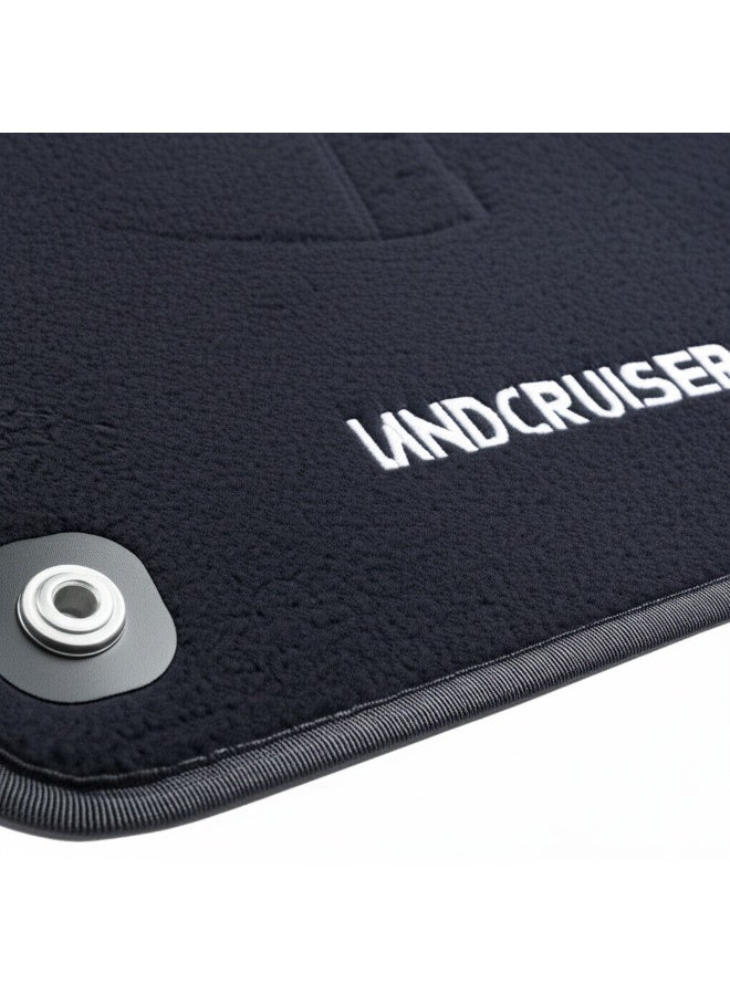 TORONTO Premium Floor Mats for Toyota Land Cruiser 2008-2021 | Custom Fit All-Weather Waterproof Rubber Car Mats | Heavy Duty Non-Slip Interior Protection | Front & Rear Set - Image 5
