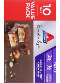 Atkins Endulge Treat, Caramel Nut Chew Bar, Keto Friendly - 10 Count  - Image 3