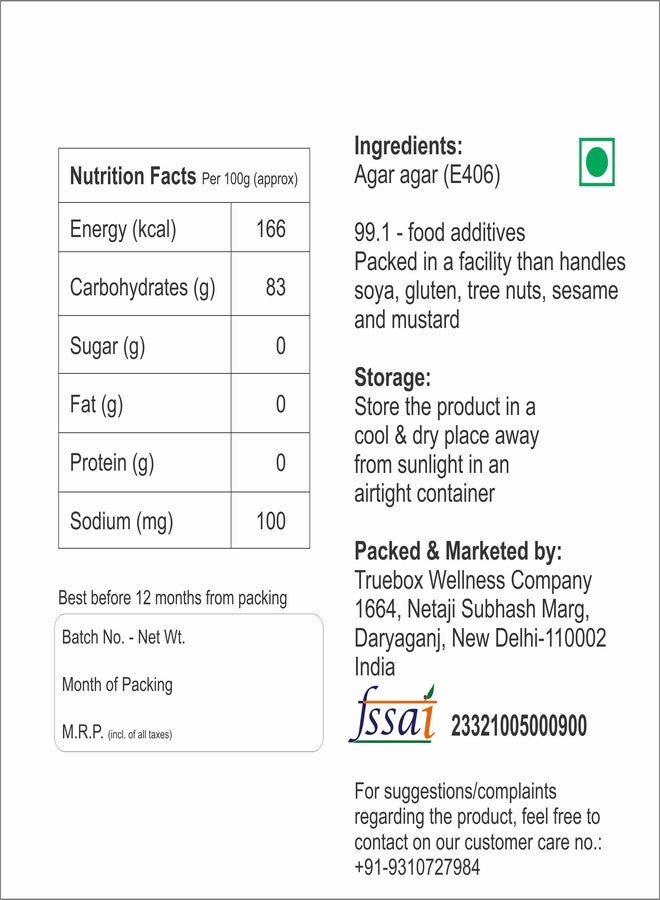 Easygrow Agar Agar Powder 10 gm | China Grass Powder | Perfect for Desserts, Cakes, Puddings & Jelly | Vegetarian Gelatin Alternative, Plant-Based - Image 5