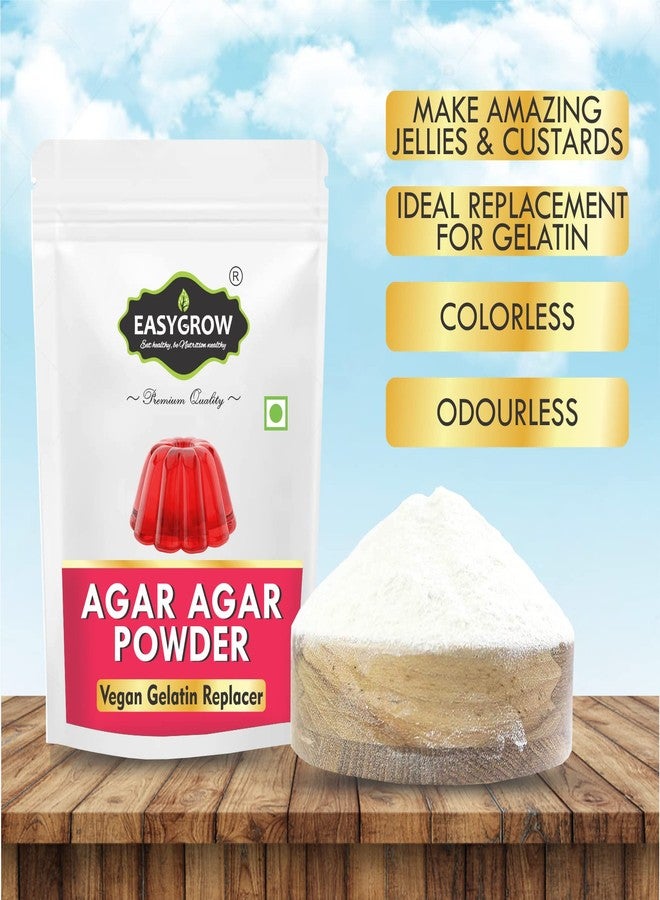 Easygrow Agar Agar Powder 10 gm | China Grass Powder | Perfect for Desserts, Cakes, Puddings & Jelly | Vegetarian Gelatin Alternative, Plant-Based - Image 4