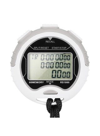 Professional Digital Stopwatch Timer Waterproof Digital Handheld LCD Timer Chronograph Sports Counter with Strap for Swimming Running Football Training - pzsku/Z0884E06C305C173A1480Z/45/_/1716777605/7a60128a-e4f4-4664-b1e9-f165656f9700