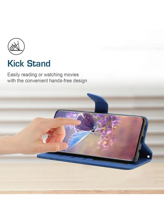 S-TOP Case For Motorola Moto G Stylus 4G 2022 Skin Feel Butterfly Peony Embossed Leather Phone Case - Image 4