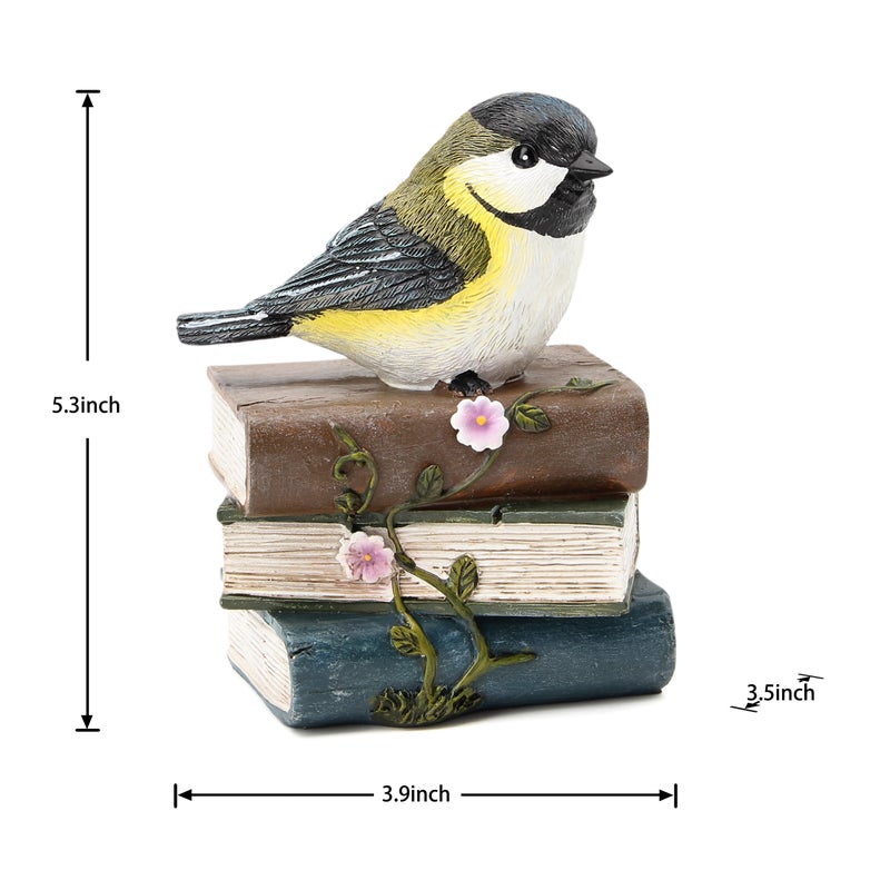 Smadeer Bird Statue for Garden Decorations,Garden Sculptures & Statues,Animal Bird Figurine for Indoor Outdoor Backyard Yard Porch Patio Lawn Outside Home Shelf Decor Accent,Bird Ornament - Image 2