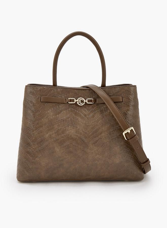 Le Confort Textured Tote Bag With Magnetic Closure - Image 1